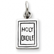 Picture of Sterling Silver Antiqued Holy Bible Charm