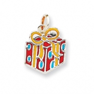 Picture of Sterling Silver Enameled Gift Charm