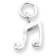 Picture of Sterling Silver Music Note Charm