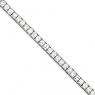 Picture of Sterling Silver CZ Tennis Bracelet