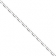 Picture of Sterling Silver Diamond-cut  Open Link Cable Chain