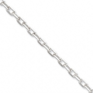 Picture of Sterling Silver Diamond-cut  Open Link Cable Chain