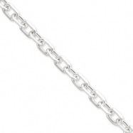 Picture of Sterling Silver Diamond-cut  Open Link Cable Chain