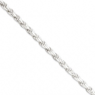 Picture of Sterling Silver 4.25mm Diamond-cut Rope Chain