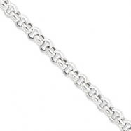 Picture of Sterling Silver 7.75mm Rolo Chain