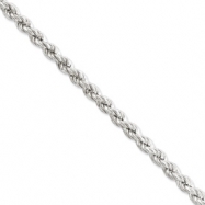 Picture of Sterling Silver Hollow Rope Chain