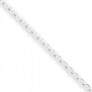 Picture of Sterling Silver 1.5mm Rolo Chain Anklet