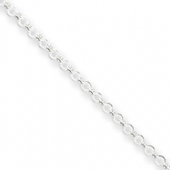 Picture of Sterling Silver 1.5mm Rolo Chain Anklet