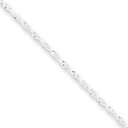 Picture of Sterling Silver 1.3mm Singapore Chain Anklet