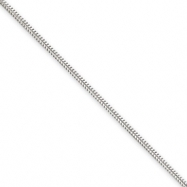 Picture of Sterling Silver 1.5mm Round Snake Chain Anklet