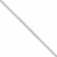 Picture of Sterling Silver 1.5mm Round Snake Chain Anklet