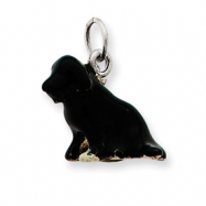 Picture of Sterling Silver Enameled Newfoundland Terrier Charm