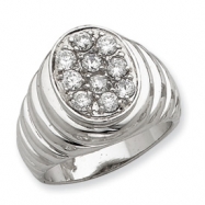 Picture of Sterling Silver Men's CZ Ring