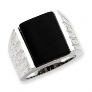 Picture of Sterling Silver Onyx Men's Ring
