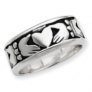 Picture of Sterling Silver Claddagh Design Ring