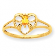 Picture of 10k Polished Geniune Citrine Birthstone Ring