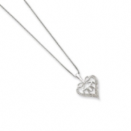Picture of Sterling Silver Diamond Mom Necklace chain