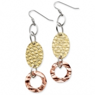 Picture of Sterling Silver & Rhodium Dangle Earrings