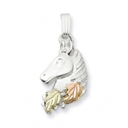Picture of Sterling Silver & 12K Small Horsehead Necklace chain