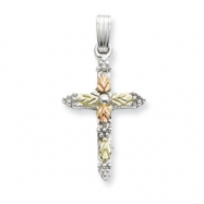 Picture of Sterling Silver & 12K Cross Necklace chain