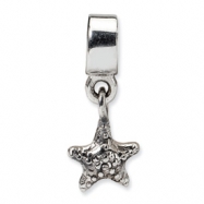 Picture of Sterling Silver Reflections Kids Starfish Dangle Bead