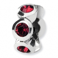 Picture of Sterling Silver Reflections January Swavorski Crystal Birthstone Bead