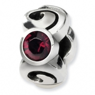 Picture of Sterling Silver Reflections January Swavorski Crystal Birthstone Bead
