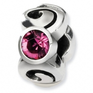 Picture of Sterling Silver Reflections October Swavorski Crystal Birthstone Bead