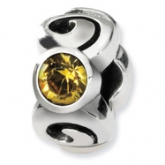 Picture of Sterling Silver Reflections November Swavorski Crystal Birthstone Bead