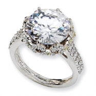 Picture of Sterling Silver Fancy CZ Ring