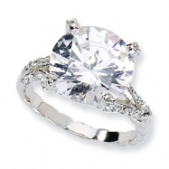 Picture of Sterling Silver Fancy CZ Ring