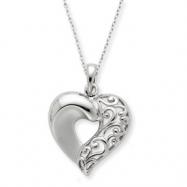 Picture of Sterling Silver Close To My Heart 18in Necklace