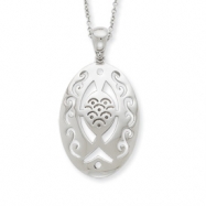 Picture of Sterling Silver Praying and Believing With You 18in Necklace