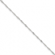 Picture of 14k WG 1mm Singapore Chain