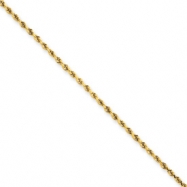 Picture of 14k 1.75mm D/C Rope with Lobster Clasp Chain