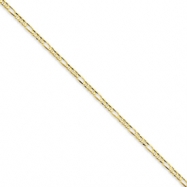 Picture of 10k 3.0mm Figaro Chain