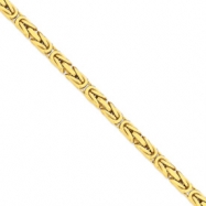Picture of 14k 6.50mm Byzantine Chain bracelet