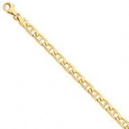 Picture of 14k 7.0mm Hand-polished Anchor Link Chain bracelet