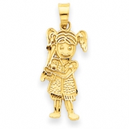 Picture of 14k Girl Baseball Player Pendant