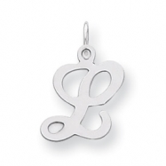 Picture of Sterling Silver Stamped Initial L
