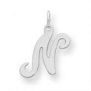 Picture of Sterling Silver Stamped Initial N
