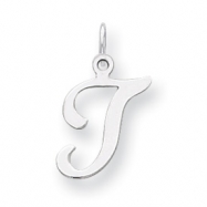 Picture of Sterling Silver Stamped Initial T
