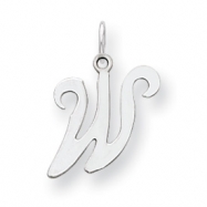 Picture of Sterling Silver Stamped Initial W