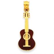Picture of 14k Enameled Guitar Pendant