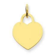 Picture of 14k Small Engraveable Heart Charm