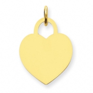 Picture of 14k Medium Engraveable Heart Charm