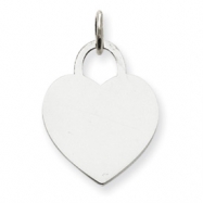 Picture of 14k White Gold Medium Engraveable Heart