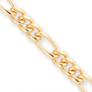 Picture of 20in Gold-plated 7mm Figaro Necklace chain