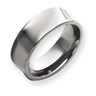 Picture of Dura Tungsten Concave 10mm Polished Band ring