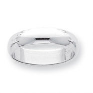 Picture of Platinum 5mm Half-Round Featherweight Band ring